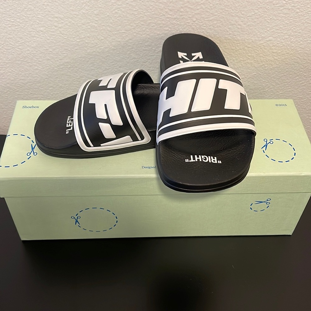 Off-white slides